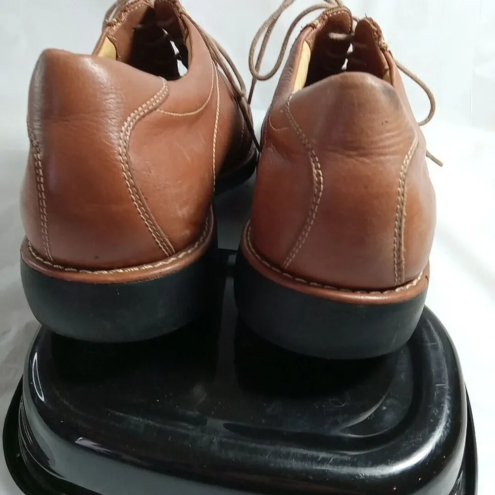 Vineyard shoes Men's Size 10 Brown No Insoles Inside Made In Brazil